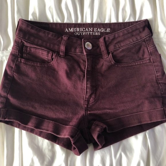 American eagle purple jean shorts - Picture 1 of 3